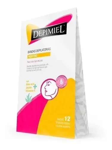 Bandas Depilatorias Depimiel Para Cuerpo Todo Tipo Piel X 12