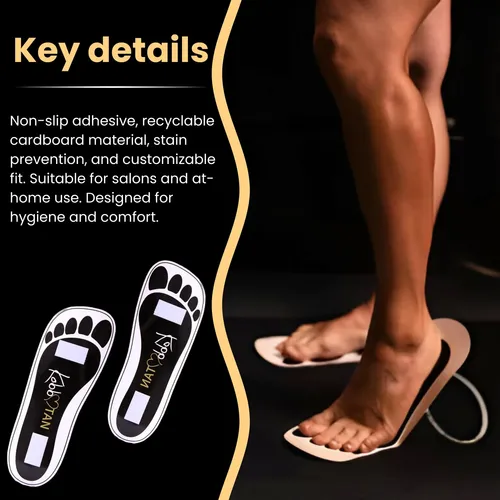 Protectores Desechables Antideslizantes Para Pies Spray Tan