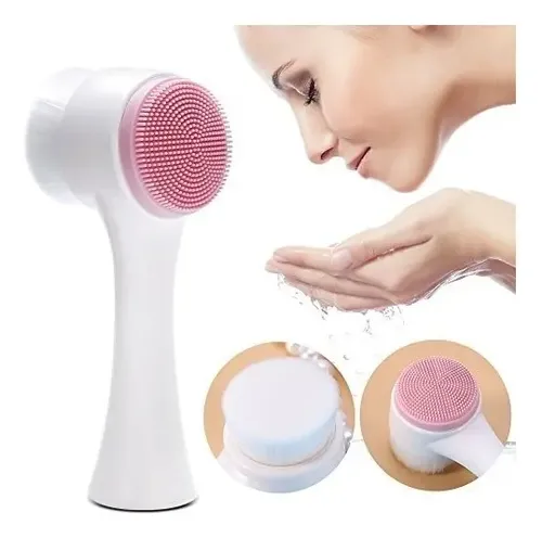 Cepillo de limpieza esponja facial masajeadora exfoliante