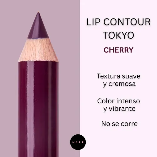 Delineador De Labios En Lapiz Mazz Lip Contour Cherry
