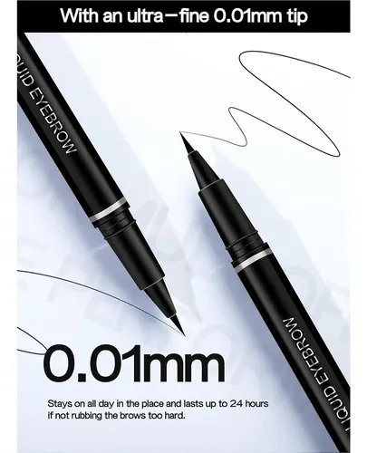 Delineador Líquido Impermeable Easilydays #01 Marrón