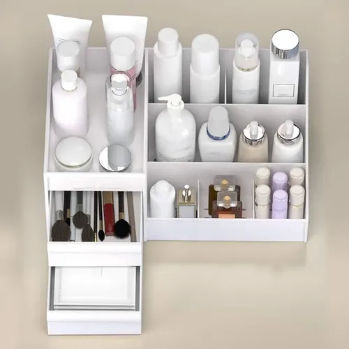 Organizador Exhibidor Cajones Para Cosmetico Maquillaje Baño