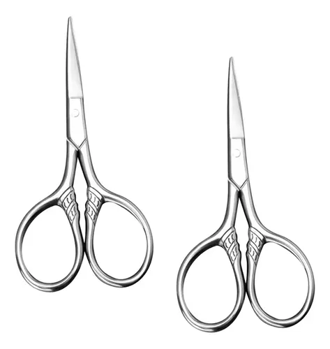 2 X Barba Belleza Inoxidable Bigote Cejas Nariz Recortar