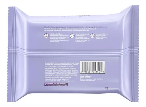 Toallitas Desmaquillantes Neutrogena Night Calming 25 Unidad