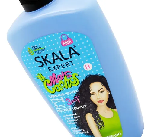 Crema De Peinar Protector Termico Skala Mais Cachos 3 En 1