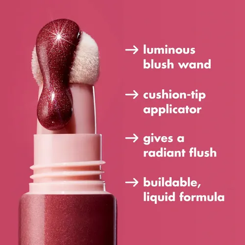 Elf Halo Glow Blush Rubor Iluminador Beauty Wand