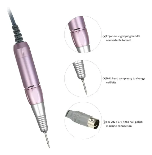 Lima Profesional Para Uñas, Rotatorio, Para Arte Y Manicura