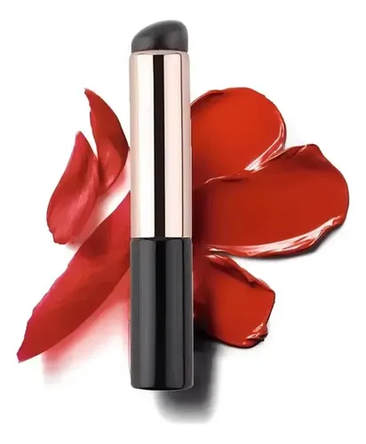 Brocha Aplicador Silicona Jelly Maquillaje Acabado Natural Negro