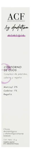 Acf By Dadatina Energía Crema Contorno De Ojos Vegano X 15gr