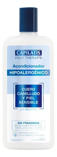Acondicionador Capilatis Hipoalergênico Acondicionador Hipoalergenico en botella de 420mL de 420g por 1 unidad
