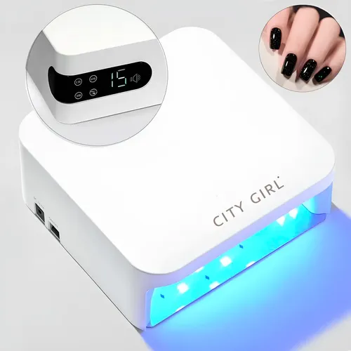 Cabina Inalambrica H10 Uñas City Girl Uv Led 72w Profesional