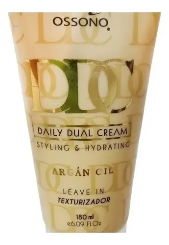 Crema Para Peinar De Argan Ddc Uso Diario Ossono X 180 Ml