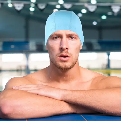 Gorro De Natación Grande De Pu Para Adultos, Gorro De Baño A