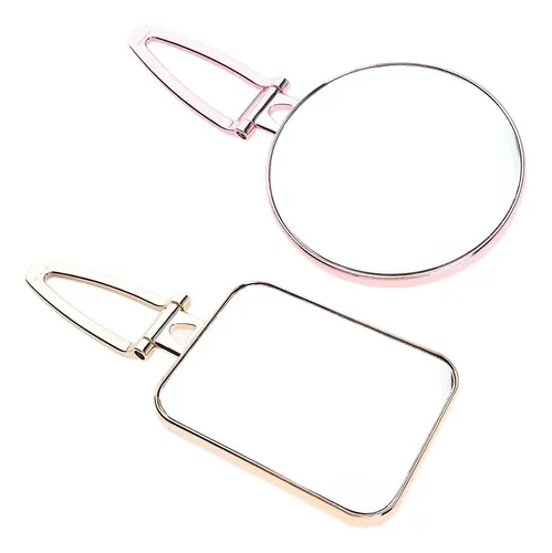 Espejo De Maquillaje Para Encimera Dorado