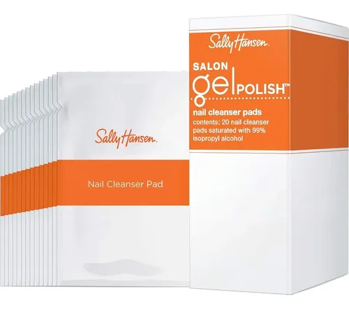 Sally Hansen Pro-gel Limpiador En Toallitas 0.14 Fl Oz