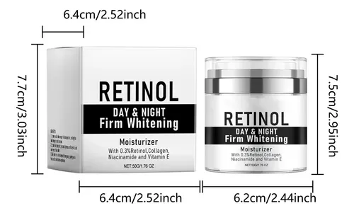 Crema Facial Retinol 50g Antiedad Hidratante Efecto Luminoso