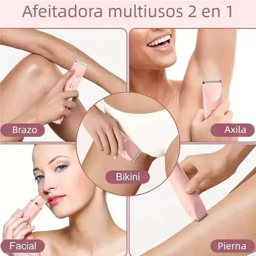 2in1 Depiladora De Bikini For Mujer Electrica Doble Zz
