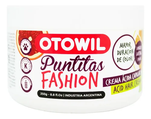 Otowil Puntitas Fashion Crema Acida Capilar Teñidos 250ml