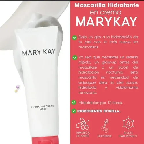 Mascarilla Hidratante En Crema Mary Kay. 85 Gr Promocion