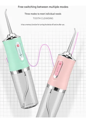 Irrigador Bucal Portátil Limpieza Dental
