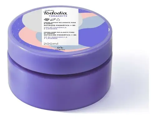 Crema Nube Corporal Relajante Te de manzanilla y Lavanda Tododia Todanoite