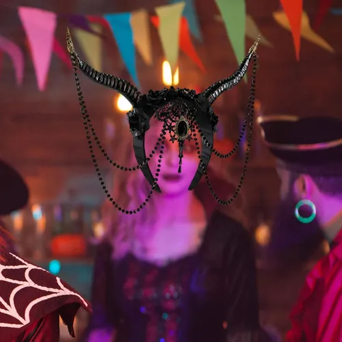 Diadema De Para Mujer, Accesorio Gótico De Antílope,