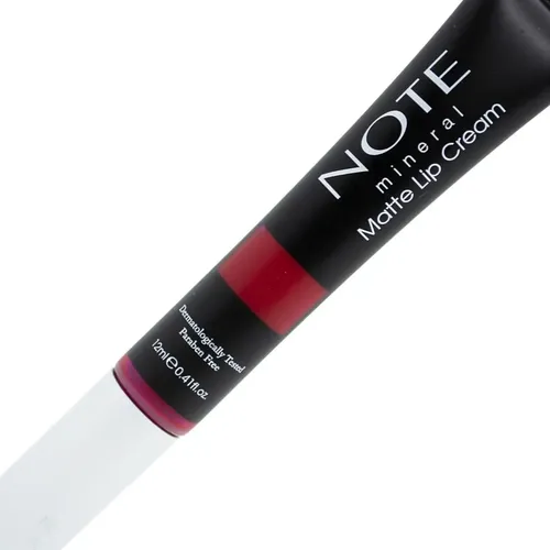 Note Mineral Matte Lip Cream Labial En Crema Mate Vegano