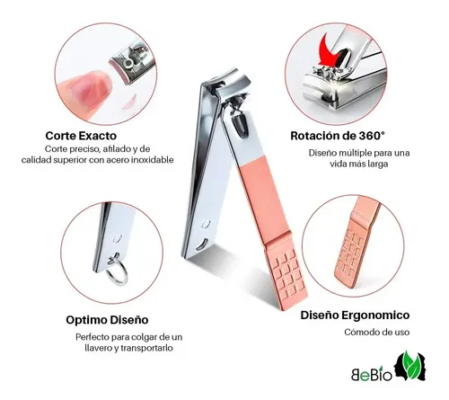 X16 Piezas Manicuria Cuticulas Repujador Lima Pinza Manos