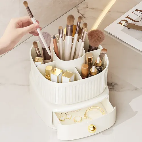 Contenedor De Almacenamiento De Brochas De Maquillaje De Est