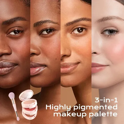 Paleta 3 En 1 Color Nymph Contorno/rubor/iluminador