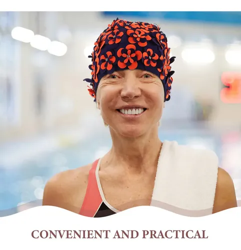 Gorro De Baño Impermeable De Alta Elasticidad Con Estampado