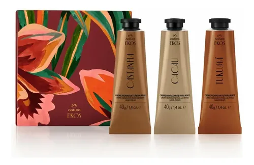 Kit Trío Crema Hidratante De Manos Ekos Natura 3 X 40 Gr