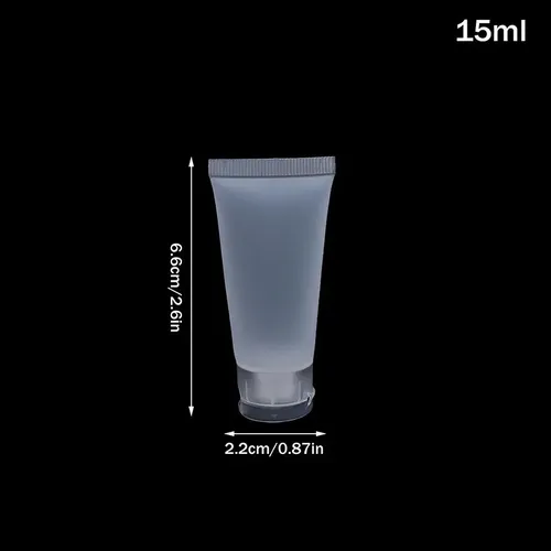 Paquete De 5 Envases De Loción Exprimible Y Rellenable Para