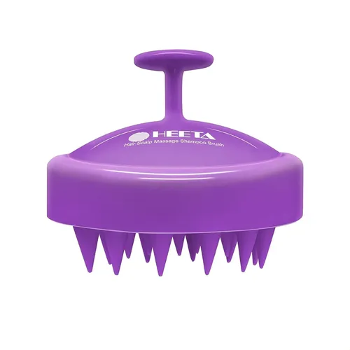 Masajeador Y Exfoliante Para El Crecimiento Del Cabello Purple