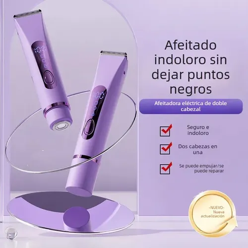 Afeitadora Eléctrica Unisex Depilación Axilas Piernas Brazos