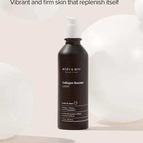 Loción Mary & May Collagen Booster para el Rostro con Colágeno y Péptidos, 120 mL