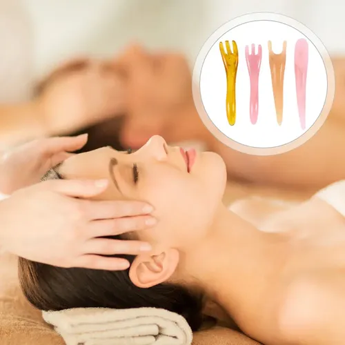 . Nuevo Espátula Masajeadora Board Gua Sha, 4 Unidades