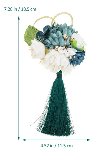 Pinza De Pelo Con Flor De Seda Falsa Estilo Japonés