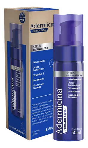 Adermicina Cuidado Facial Serum Regenerador Noche X 50 Ml