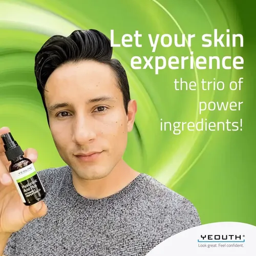 Sérum Yeouth De Ácido Hialurónico Para Rostro Con Vitamina C
