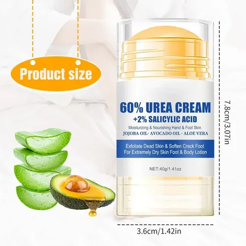 Crema Hidratante Y Antiagrietamiento For Pies Con Un 60%