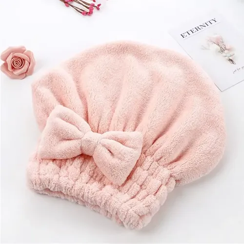 Gorro Toalla Turbante De Microfibra Para El Pelo Secado