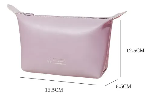T**x Bolso De Maquillaje De Cuero Suave, Bolso Mini Dx **