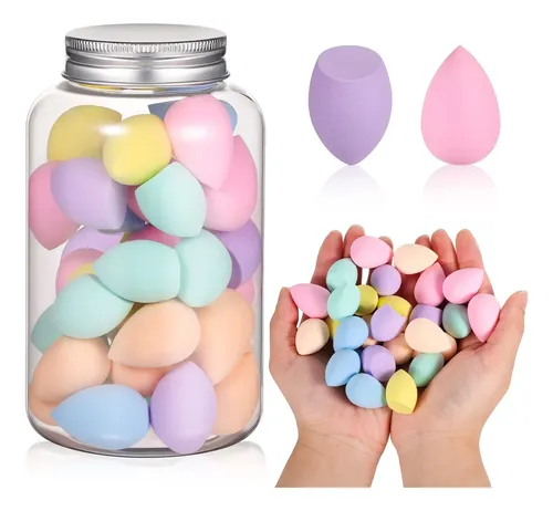 Esponjas De Maquillaje Wsicse, 40 Piezas, Mini Beauty Blende