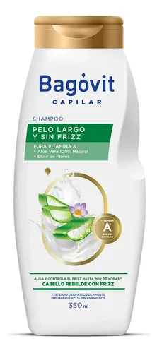 Bagovit Shampoo Pelo Largo Y Sin Frizz 350 Ml