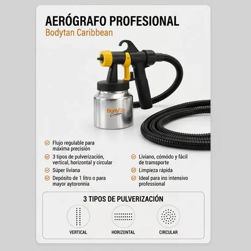 Equipo De Bronceado Sin Sol Bodytan Caribean + Carpa Plegabl