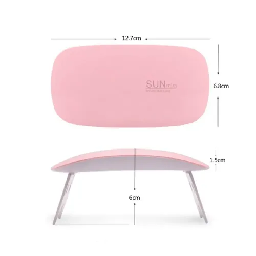 Cabina Led Uv Sun Mini 6w Secador Uñas Esculpidas Gelificada