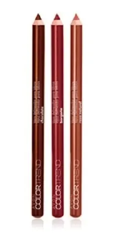 Lapiz Delineador Para Labios Avon Color Trend Tono Borgoña