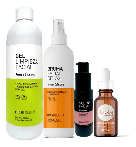 Skincare Facial Piel Sensible Rutina Hidratante Biobellus