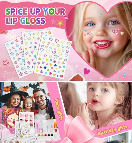 Kit De Brillo Labial Infantil For Hacer Tú Mismo